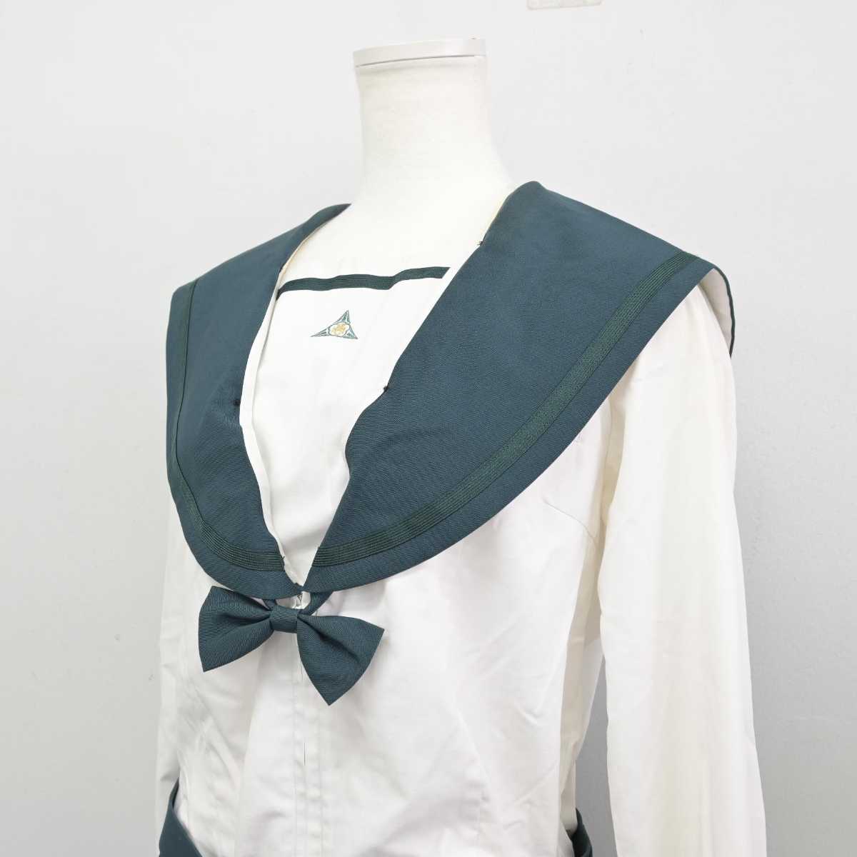 【中古】千葉県 成田国際高等学校 女子制服 3点 (セーラー服・スカート) sf059322