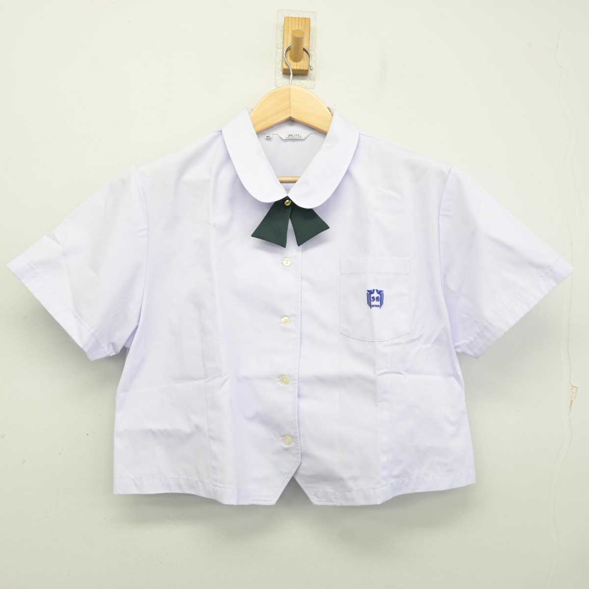 【中古】宮崎県 鵬翔高等学校 女子制服 3点 (シャツ・スカート) sf059331