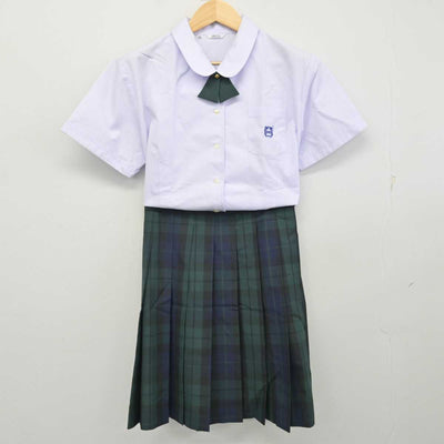 【中古】宮崎県 鵬翔高等学校 女子制服 3点 (シャツ・スカート) sf059332