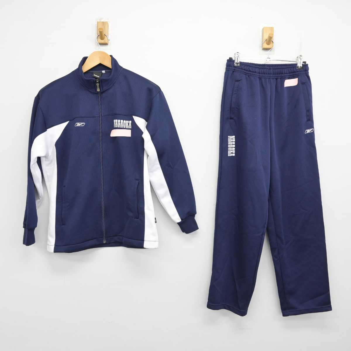 【中古】福岡県 長丘中学校 女子制服 2点 (ジャージ 上・ジャージ 下) sf059337