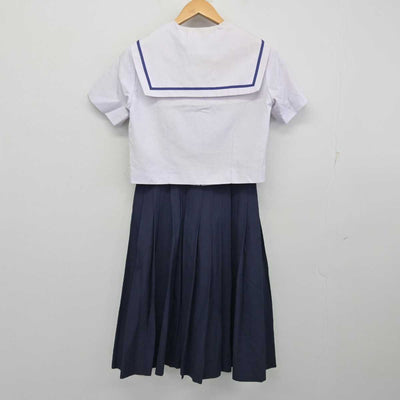 【中古】愛知県 幸田町立南部中学校 女子制服 3点 (セーラー服・セーラー服・スカート) sf059340