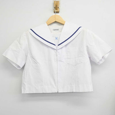 【中古】愛知県 幸田町立南部中学校 女子制服 2点 (セーラー服・スカート) sf059341