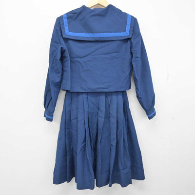 【中古】鹿児島県 西紫原中学校 女子制服 3点 (セーラー服・スカート) sf059348