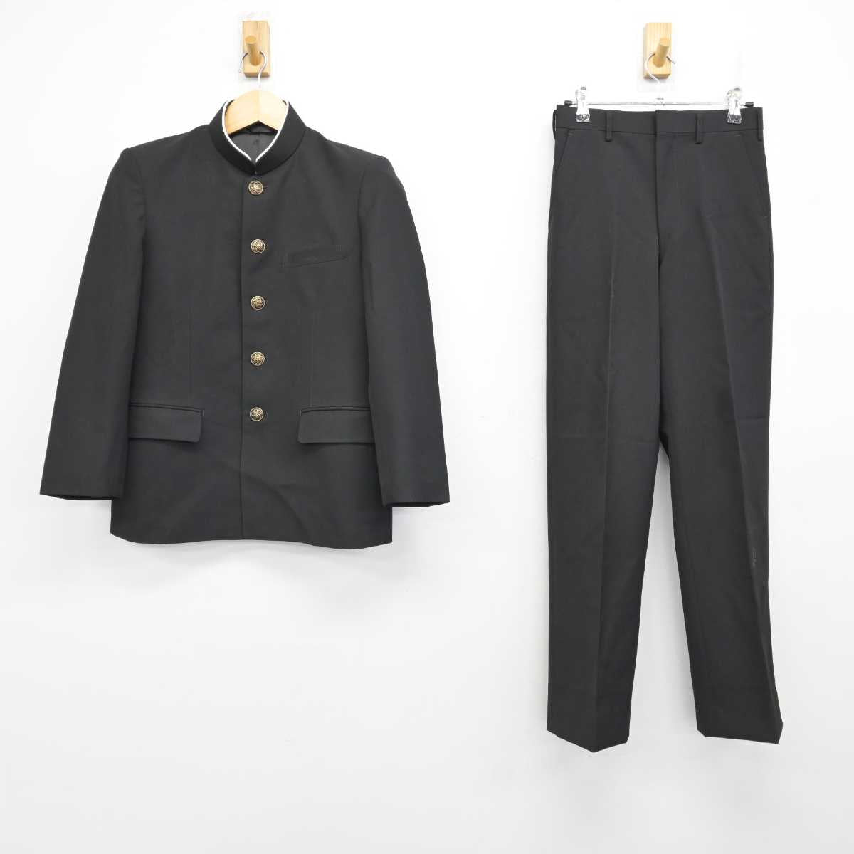 【中古】北海道 池田中学校 男子制服 2点 (学ラン・ズボン) sf059350