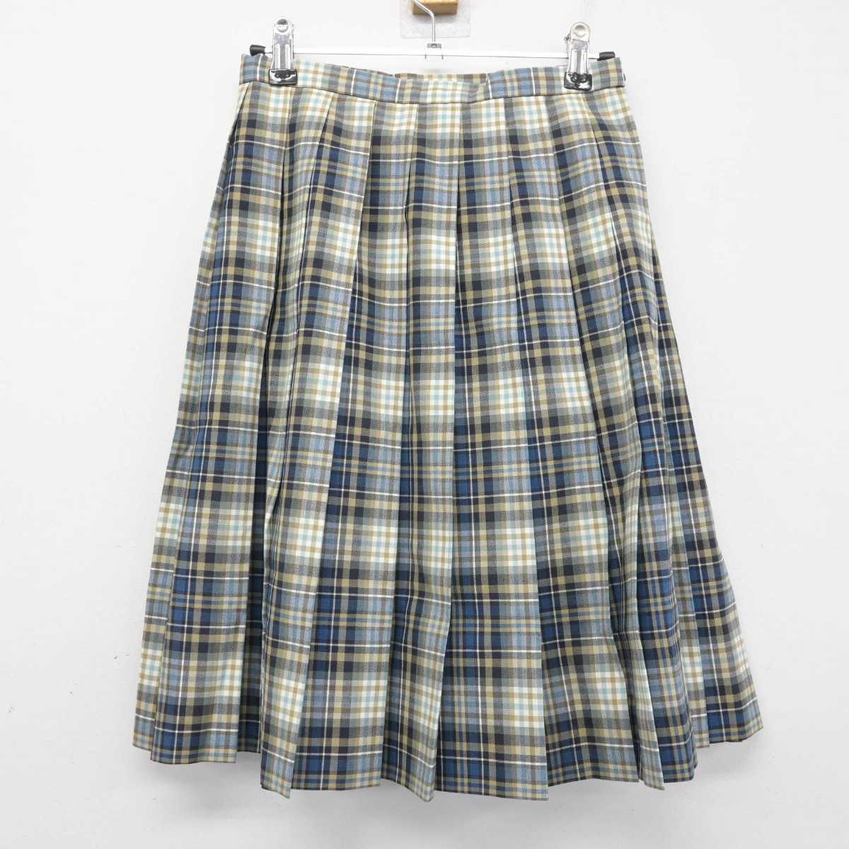 【中古】東京都 文教大学付属高等学校 女子制服 2点 (シャツ・スカート) sf059357