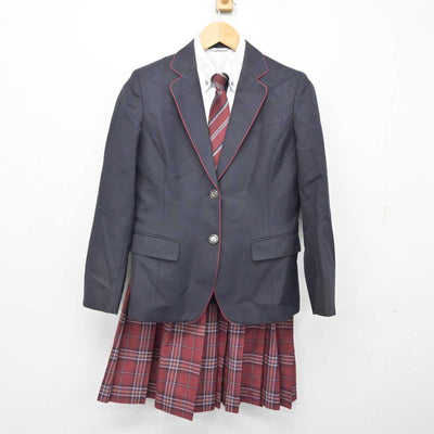 【中古】富山県 高岡龍谷高等学校 女子制服 4点 (ブレザー・シャツ・スカート) sf059365