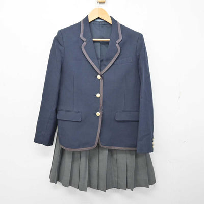 【中古】東京都 愛国中学校・高等学校 女子制服 2点 (ブレザー・スカート) sf059377