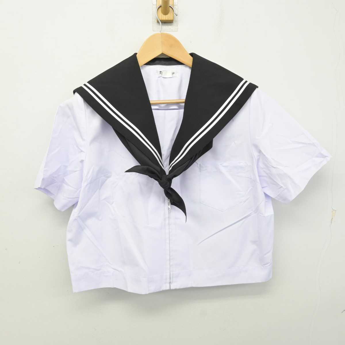 【中古】愛知県 音羽中学校 女子制服 3点 (セーラー服・スカート) sf059381