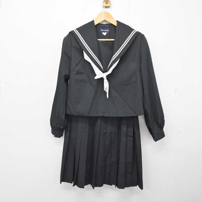 【中古】愛知県 音羽中学校 女子制服 3点 (セーラー服・スカート) sf059382