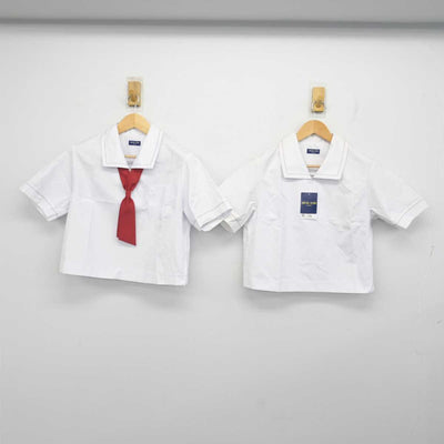 【中古】愛知県 高師台中学校 女子制服 4点 (シャツ・スカート) sf059385