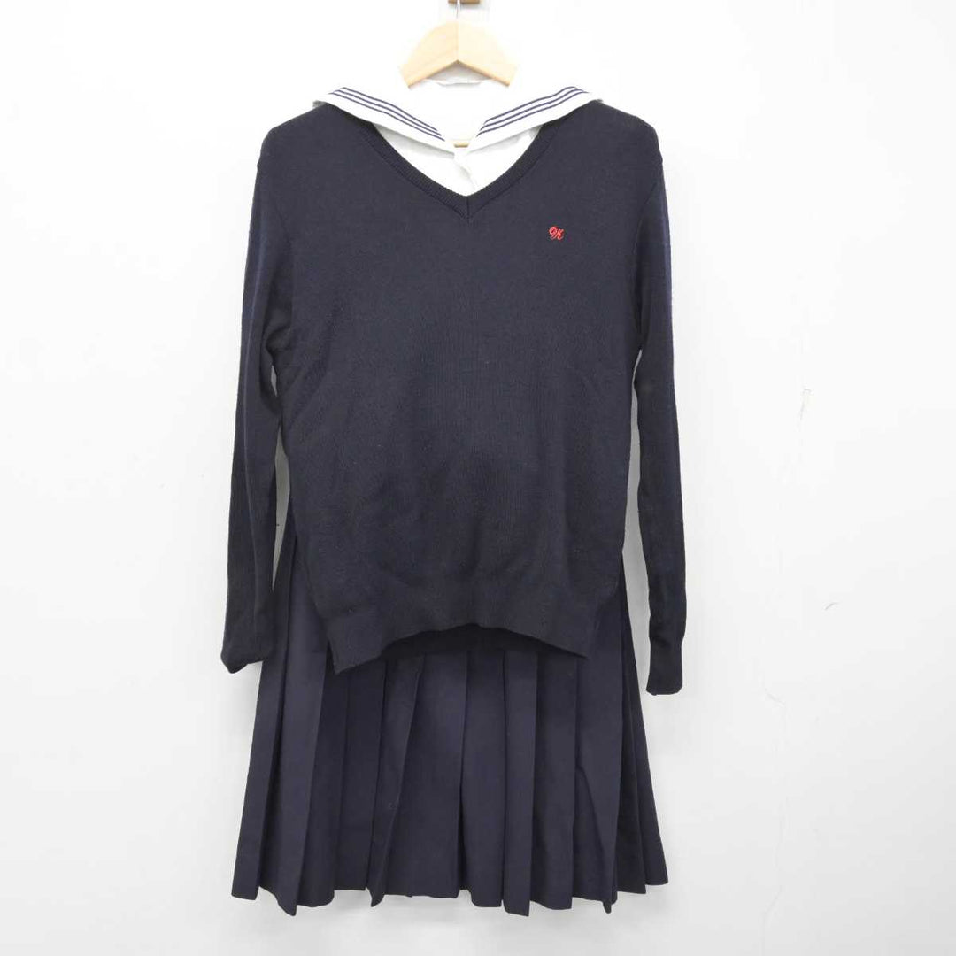 中古】北海道 帯広北高等学校 女子制服 4点 (ブレザー・ニット・シャツ・スカート) sf059403 | 中古制服通販パレイド