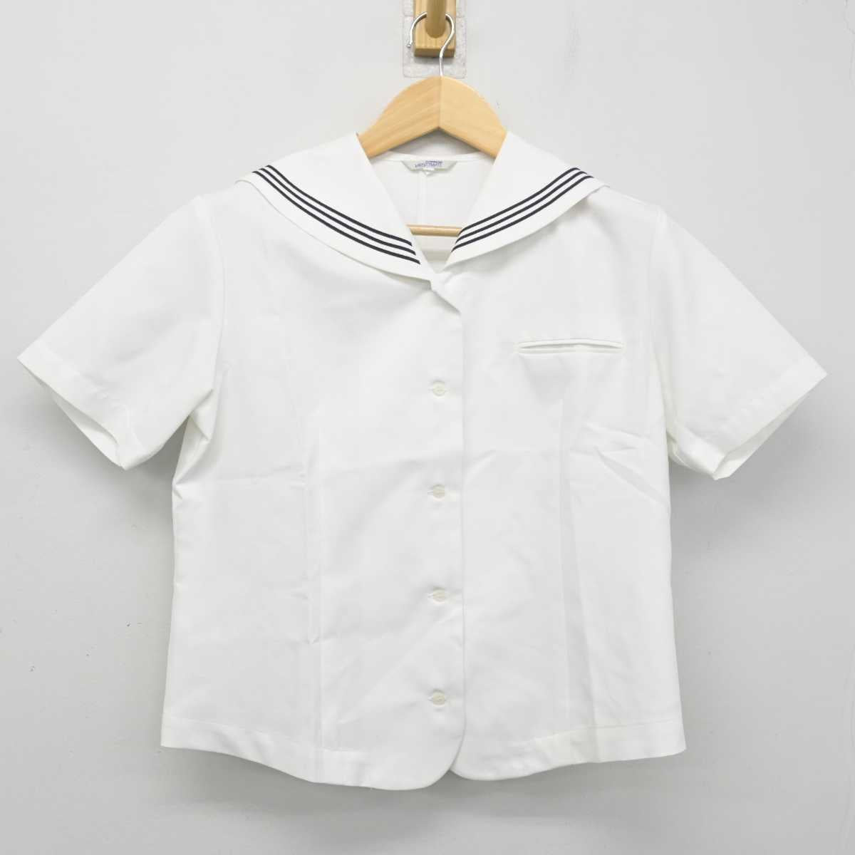 【中古】北海道 帯広北高等学校 女子制服 3点 (セーラー服) sf059405