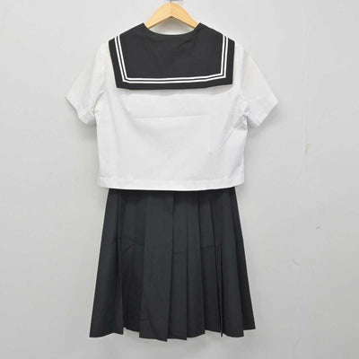 【中古】栃木県 足利短期大学附属高等学校 女子制服 2点 (セーラー服・スカート) sf059425