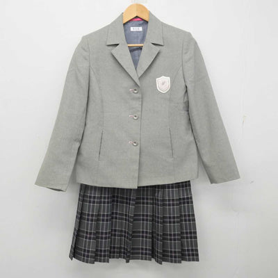 【中古】静岡県 常葉大学附属常葉中学校・高等学校 女子制服 3点 (ブレザー・ニット・スカート) sf059428