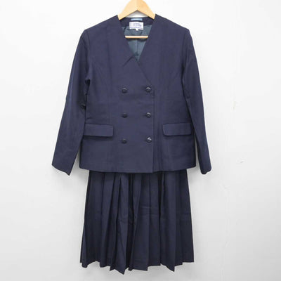 【中古】兵庫県 広嶺中学校 女子制服 3点 (ブレザー・ベスト・スカート) sf059429