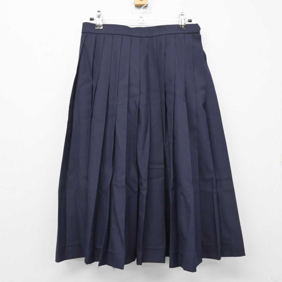 【中古】兵庫県 広嶺中学校 女子制服 3点 (ブレザー・ベスト・スカート) sf059429