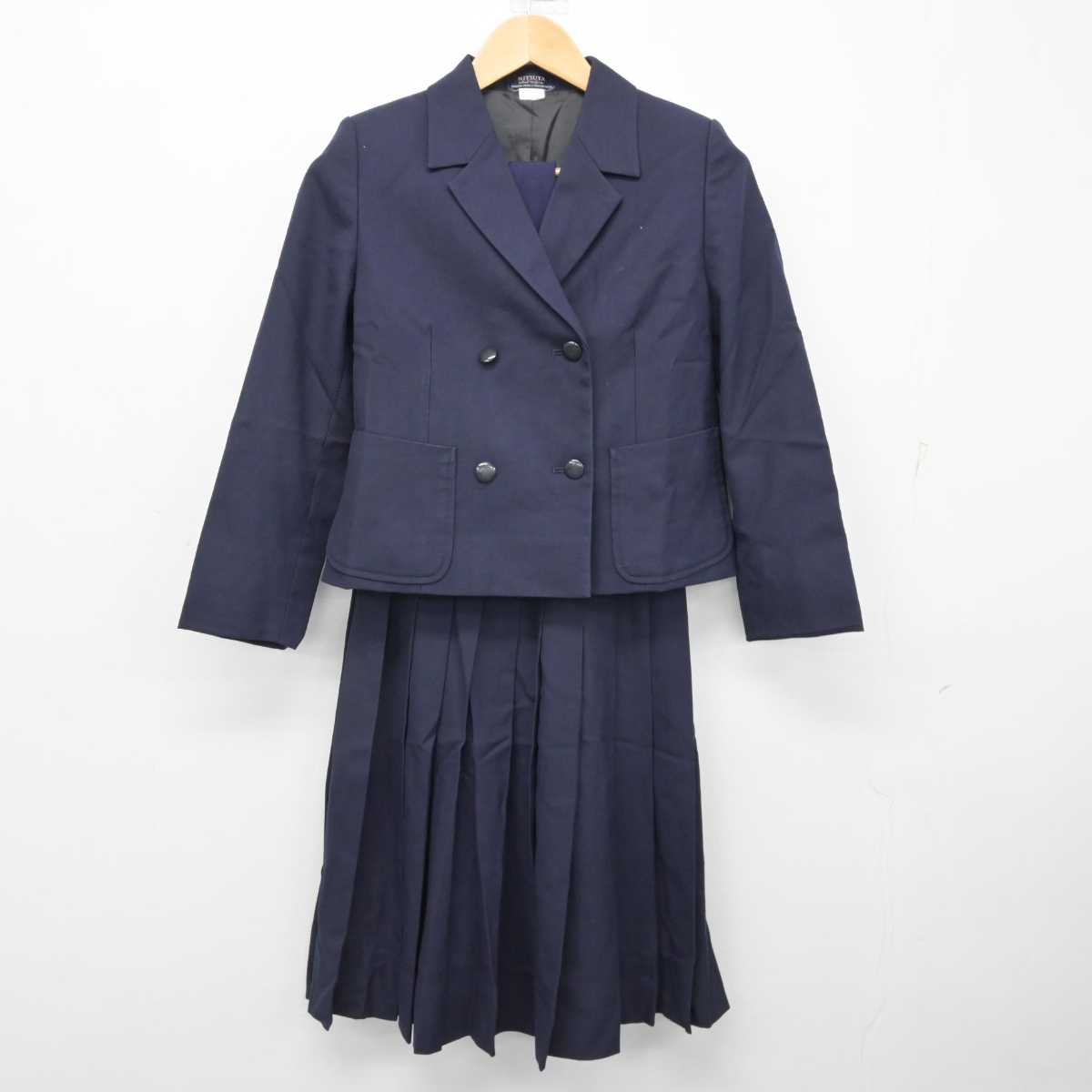 【中古】熊本県 熊本県立城南中学校 女子制服 3点 (ブレザー・スカート) sf059437