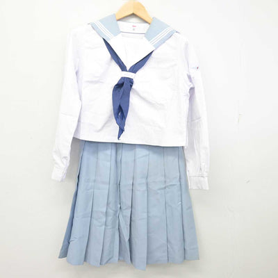 【中古】大分県 大分上野丘高等学校 女子制服 3点 (セーラー服・スカート) sf059449