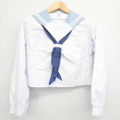 【中古】大分県 大分上野丘高等学校 女子制服 3点 (セーラー服・スカート) sf059449