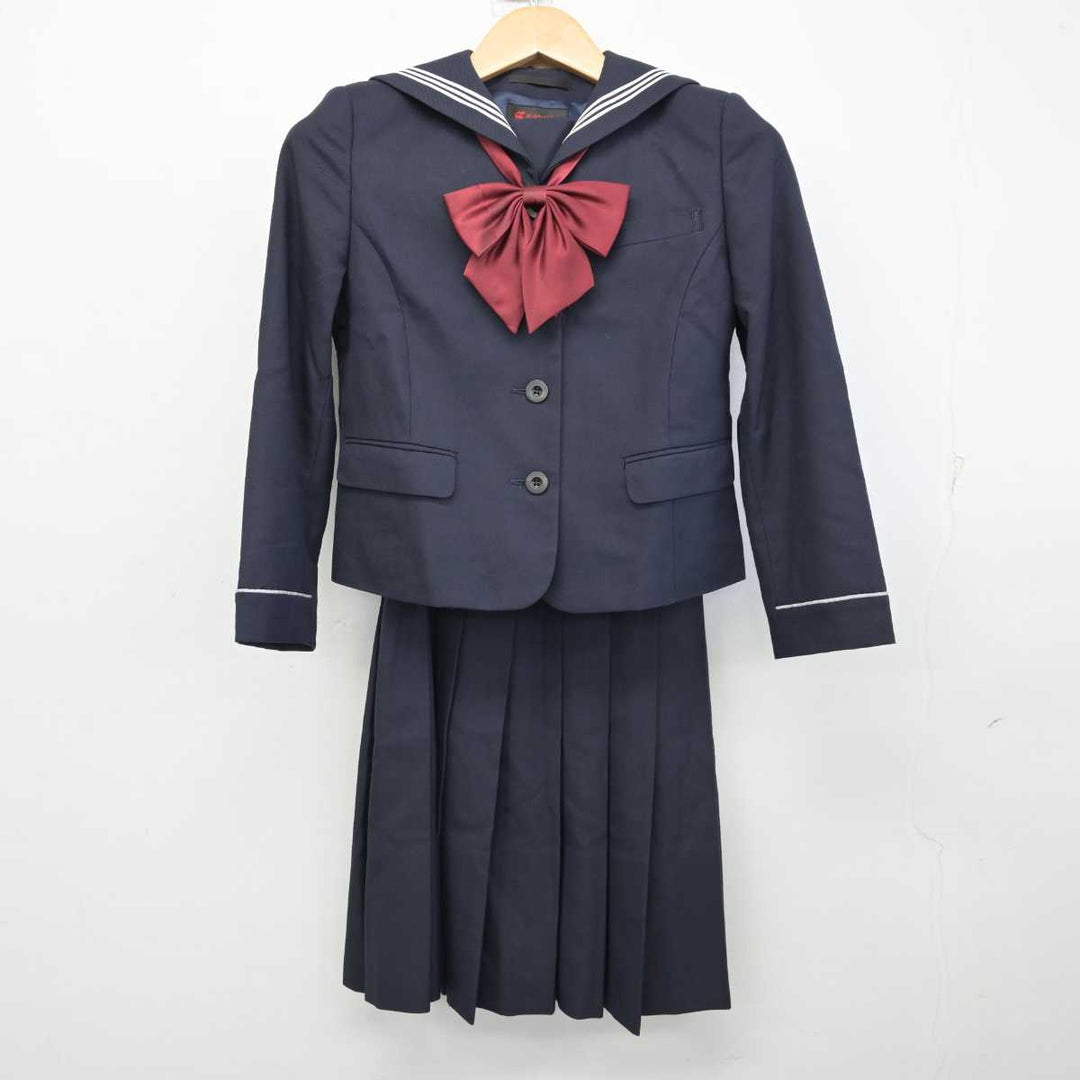 【中古】熊本県 水俣市立袋中学校 女子制服 3点 (セーラー服・ジャンパースカート) sf059452 | 中古制服通販パレイド