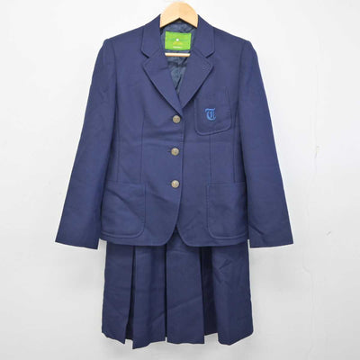 【中古】北海道 手稲中学校 女子制服 3点 (ブレザー・ベスト・スカート) sf059453