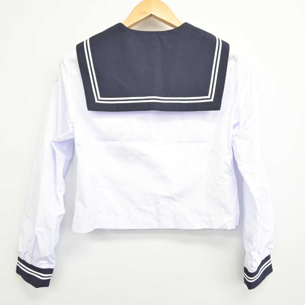 【中古】静岡県 清水袖師中学校 女子制服 2点 (セーラー服) sf059463