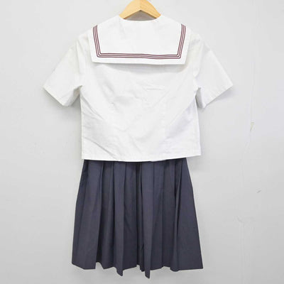 【中古】東京都 戸越台中学校 女子制服 3点 (セーラー服・スカート) sf059470