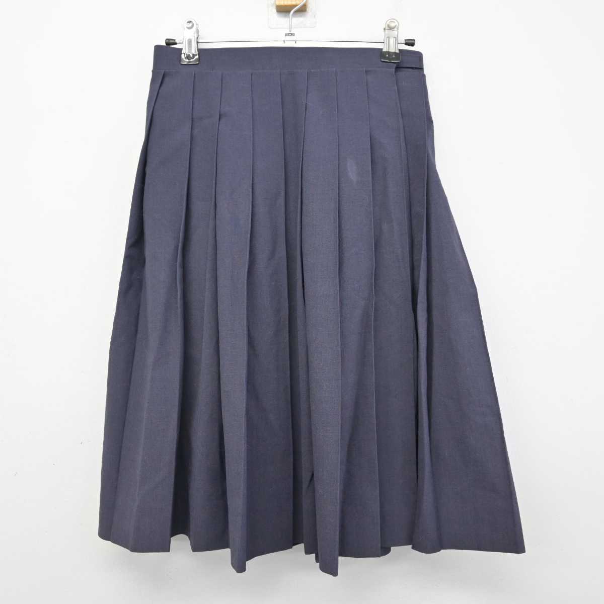 【中古】東京都 戸越台中学校 女子制服 3点 (セーラー服・スカート) sf059470