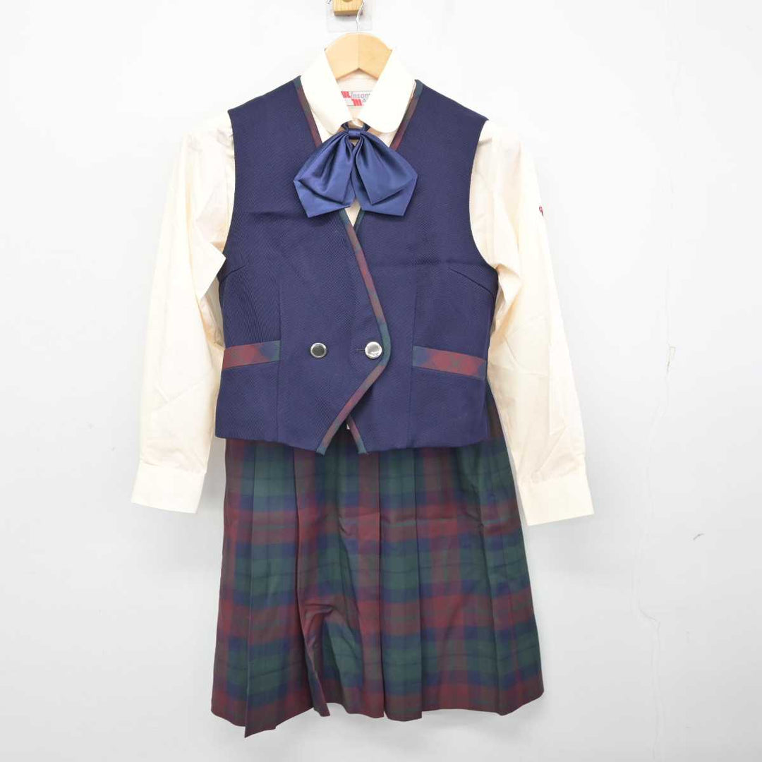 【中古】神奈川県 大西学園高等学校 女子制服 5点 (ブレザー・ベスト・シャツ・スカート) sf059485 | 中古制服通販パレイド