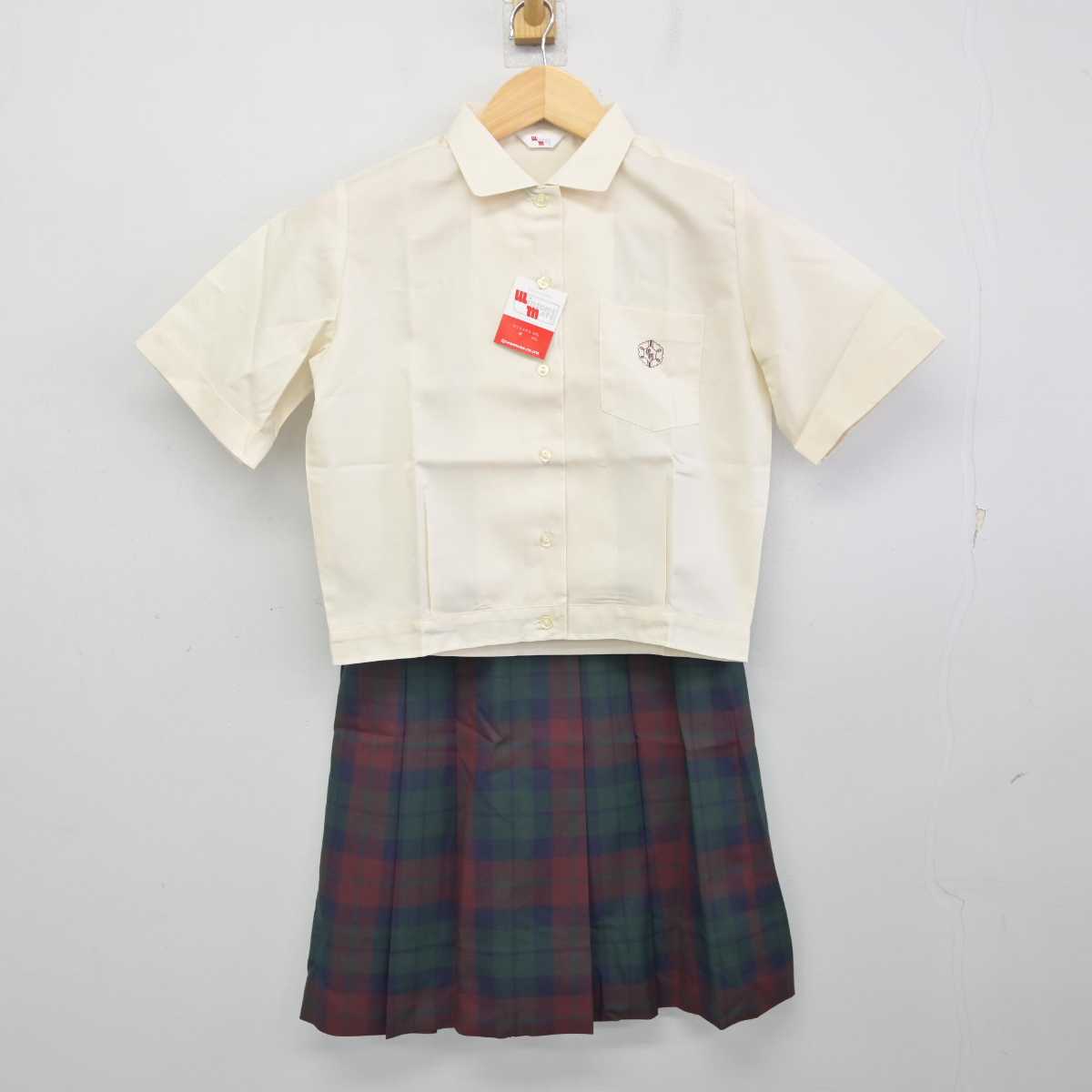 【中古】神奈川県 大西学園高等学校 女子制服 4点 (シャツ・スカート) sf059487