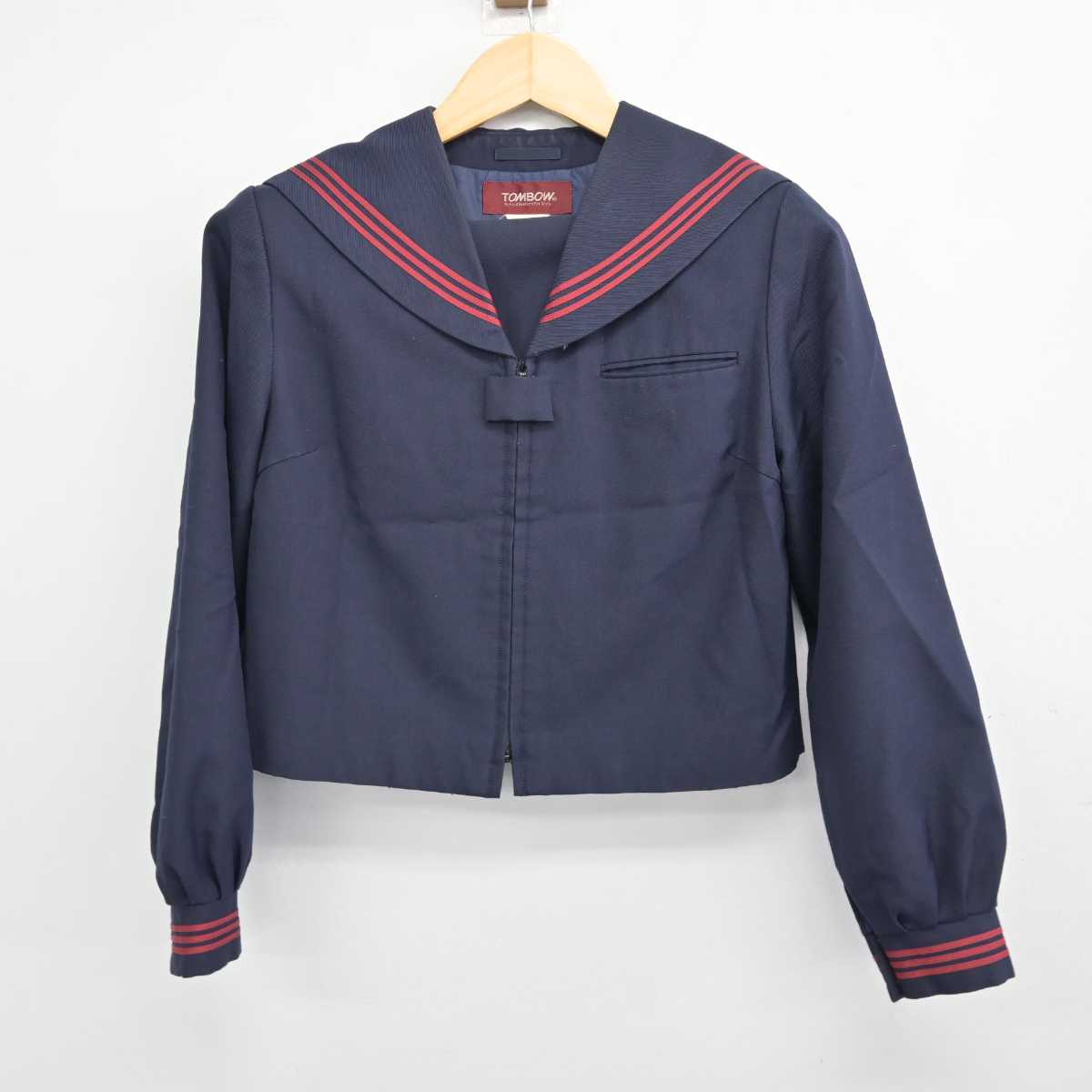 【中古】埼玉県 所沢市立美原中学校 女子制服 2点 (セーラー服・スカート) sf059498