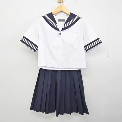 【中古】埼玉県 所沢市立美原中学校 女子制服 2点 (セーラー服・スカート) sf059499