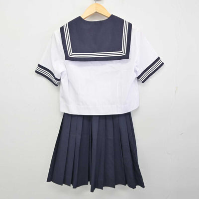 【中古】埼玉県 所沢市立美原中学校 女子制服 2点 (セーラー服・スカート) sf059499