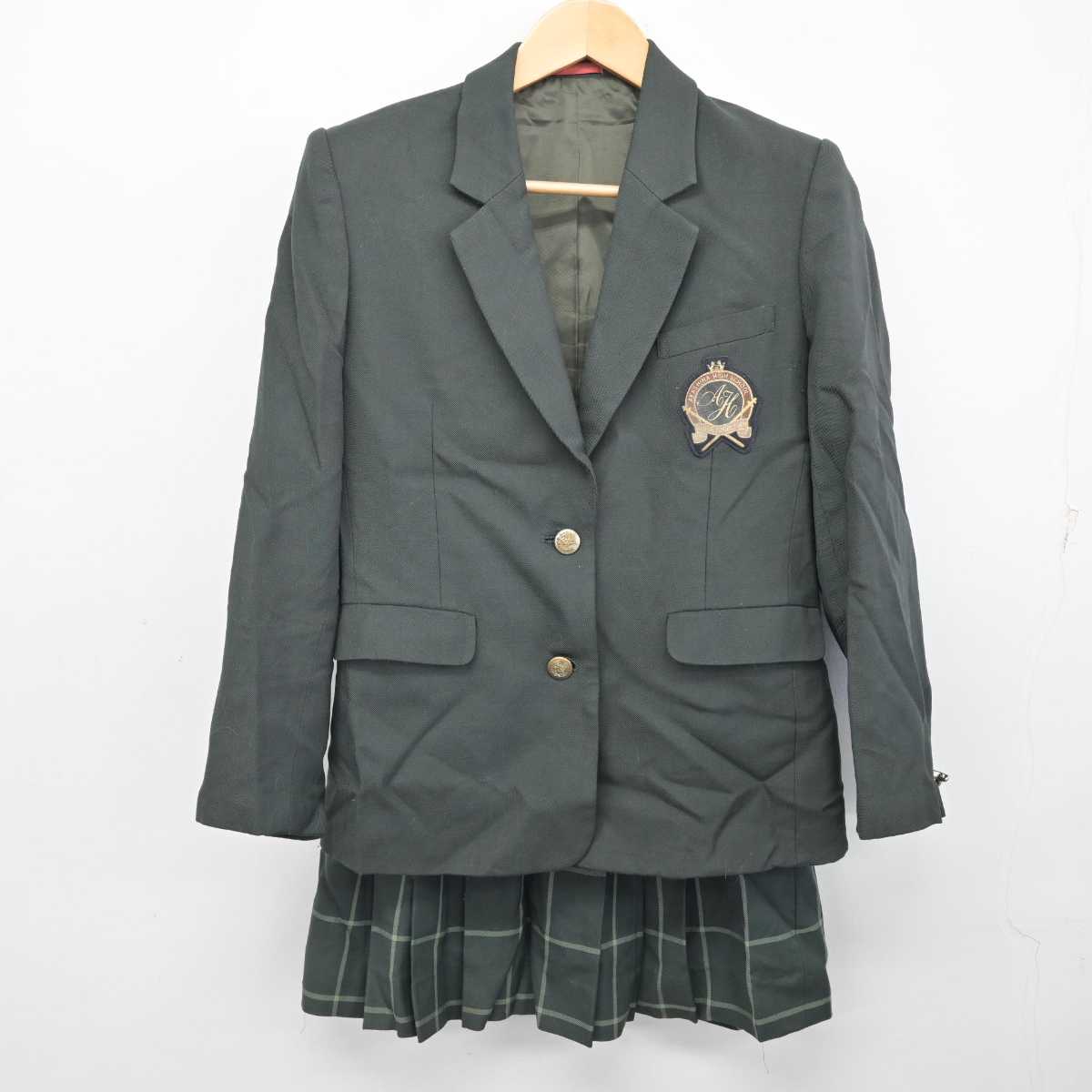 【中古】長野県 明科高等学校 女子制服 2点 (ブレザー・スカート) sf059506