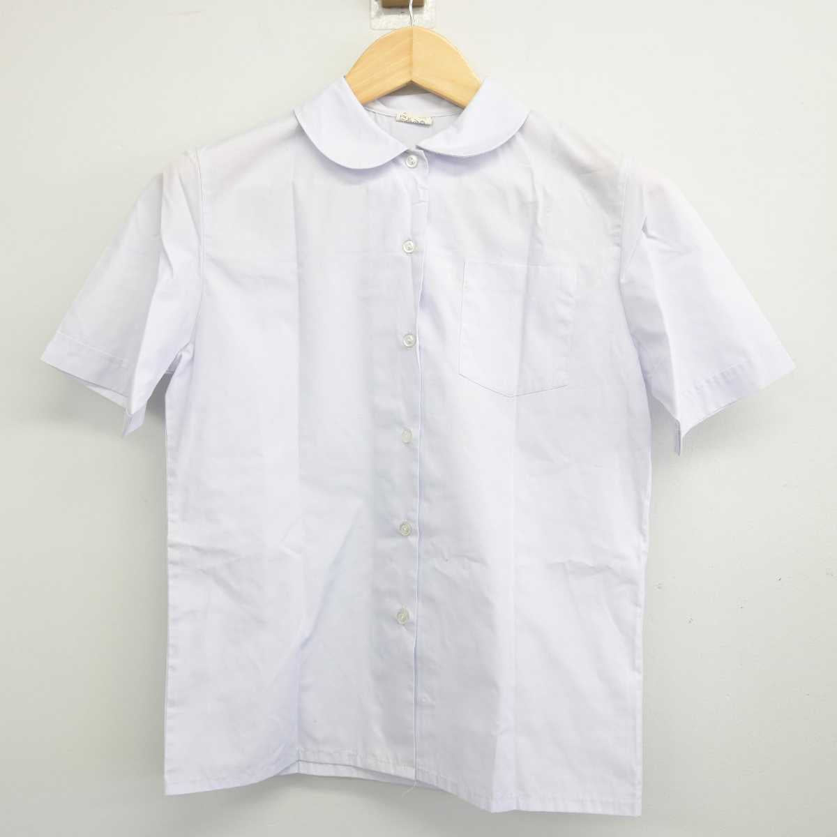 【中古】栃木県 国本中学校 女子制服 2点 (シャツ・スカート) sf059518