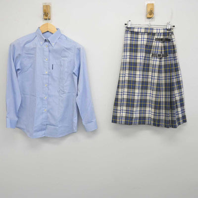 【中古】大阪府 追手門学院高等学校 女子制服 2点 (シャツ・スカート) sf059526