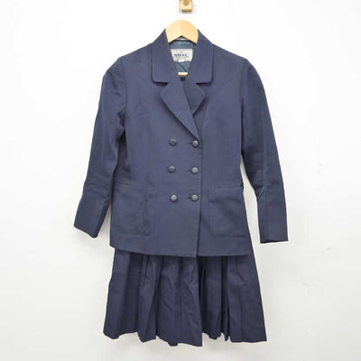 【中古】広島県 横路中学校 女子制服 2点 (ブレザー・スカート) sf059529