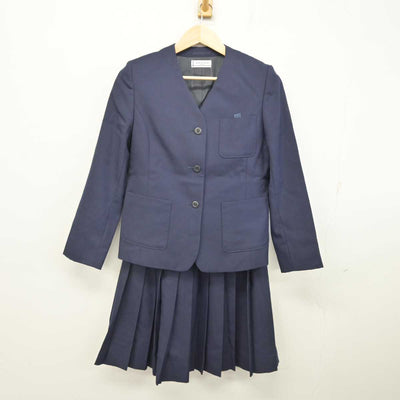 【中古】北海道 東栄中学校 女子制服 2点 (ブレザー・スカート) sf059531