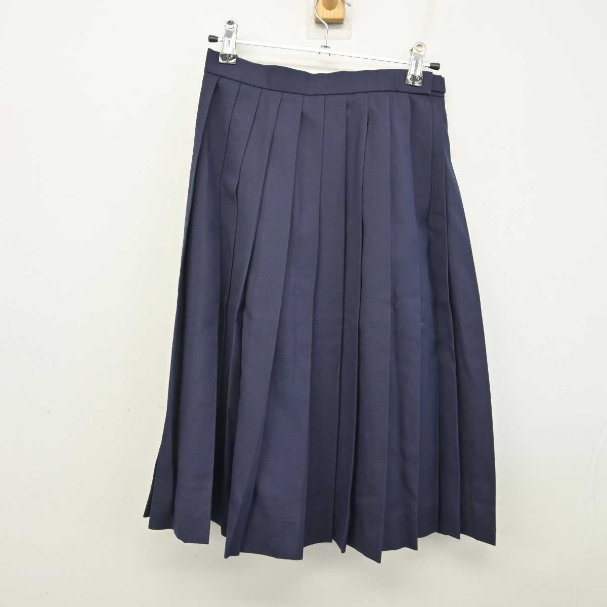 【中古】北海道 東栄中学校 女子制服 2点 (ブレザー・スカート) sf059531