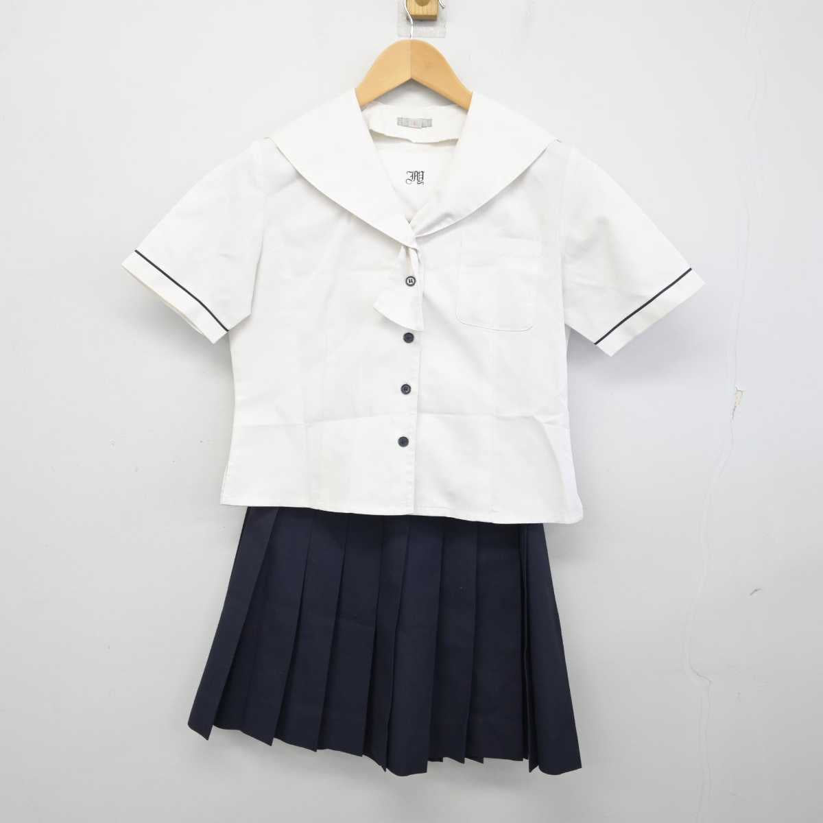 【中古】東京都 板橋有徳高等学校/旧制服 女子制服 3点 (セーラー服・スカート) sf059537