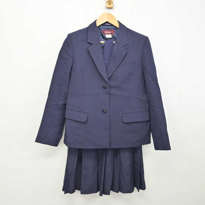 【中古】埼玉県 星野高等学校 女子制服 4点 (ブレザー・ベスト・スカート) sf059546