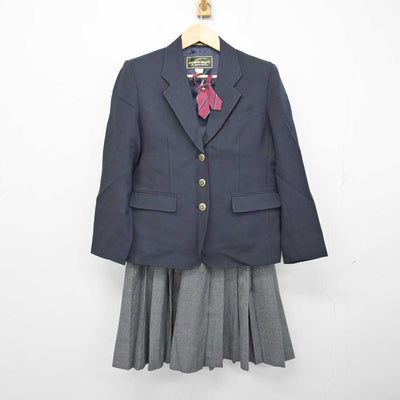 【中古】埼玉県 上青木中学校 女子制服 3点 (ブレザー・スカート) sf059554