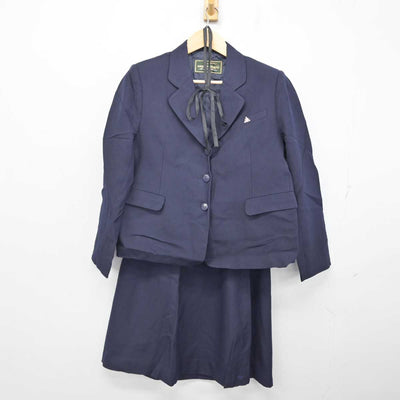 【中古】埼玉県 蕨高等学校 女子制服 5点 (ブレザー・ニット・スカート) sf059559