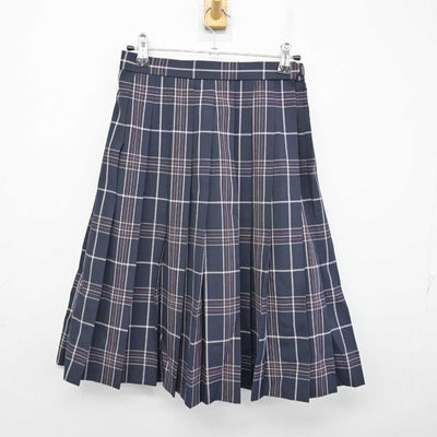 【中古】大阪府 長野中学校 女子制服 2点 (シャツ・スカート) sf059562