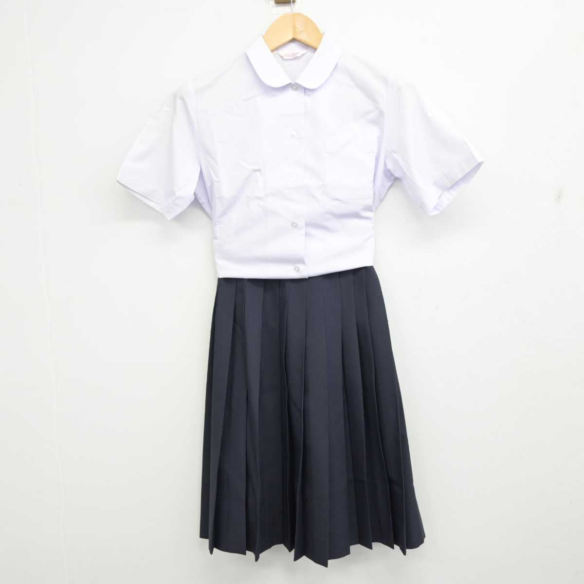 【中古】岡山県 郷内中学校/旧制服 女子制服 2点 (シャツ・スカート) sf059575