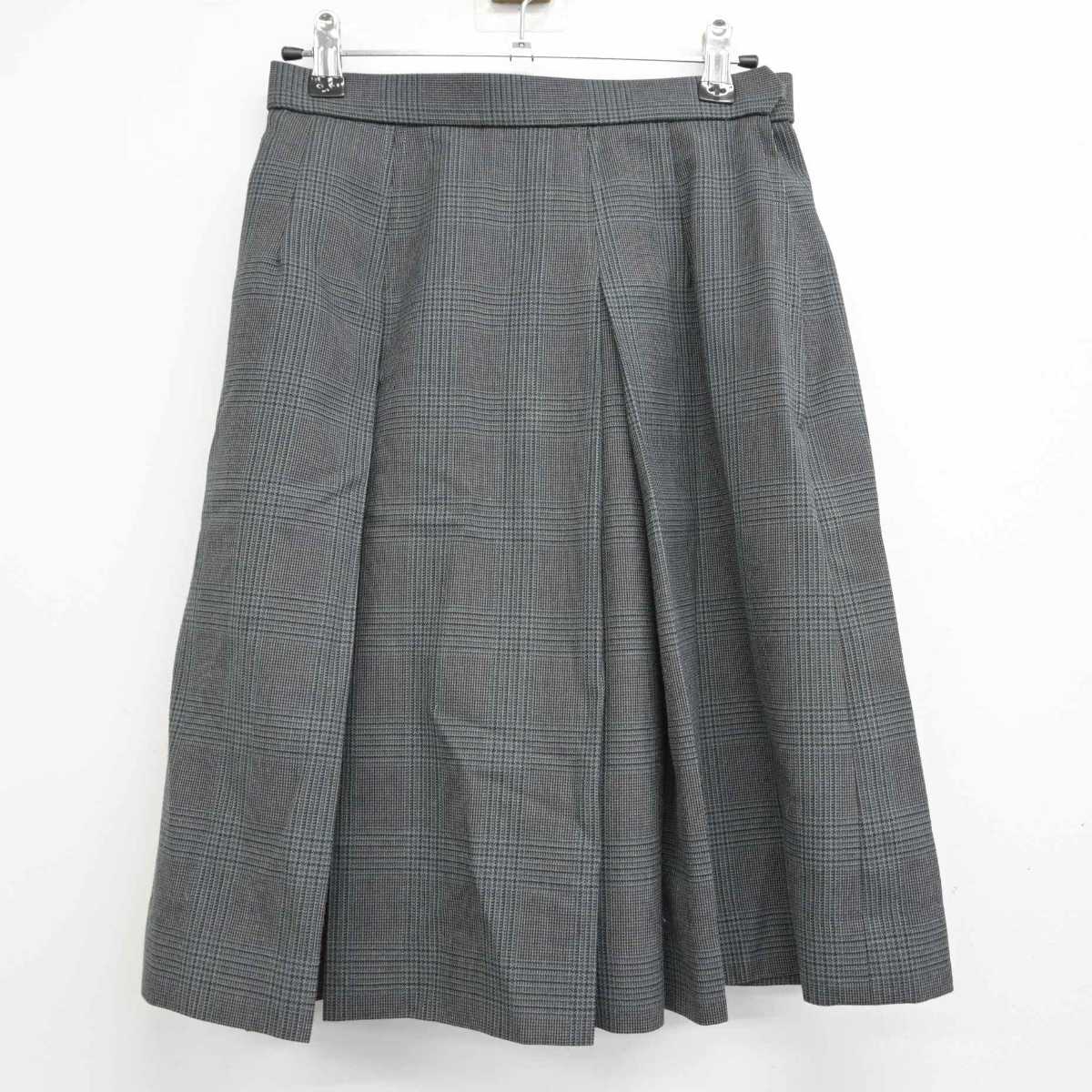 【中古】群馬県 高崎工業高等学校 女子制服 4点 (ブレザー・スカート) sf059576