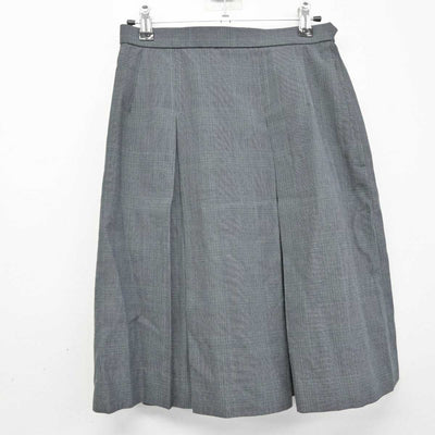 【中古】群馬県 高崎工業高等学校 女子制服 2点 (ベスト・スカート) sf059577