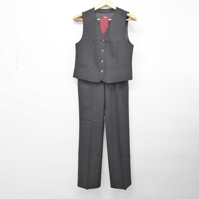 【中古】岡山県 郷内中学校/吹奏楽部ユニフォーム 女子制服 3点 (ベスト・ズボン) sf059580