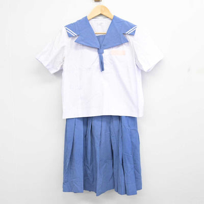 【中古】沖縄県 沖縄市立コザ中学校 女子制服 3点 (セーラー服・スカート) sf059589