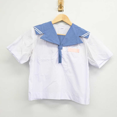 【中古】沖縄県 沖縄市立コザ中学校 女子制服 3点 (セーラー服・スカート) sf059589